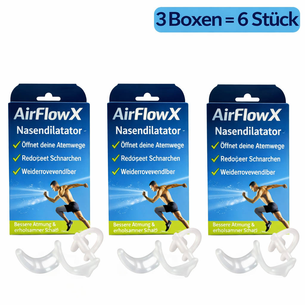 AirFlowX – Bessere Atmung, mehr Energie, endlich erholsamer Schlaf