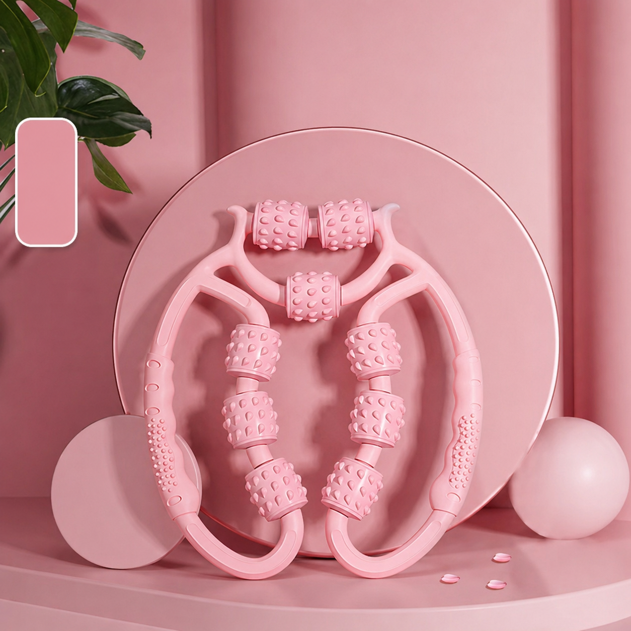 MuskelFlow – 9-Rollen-Massageroller für Beine, Arme & Nacken ✨