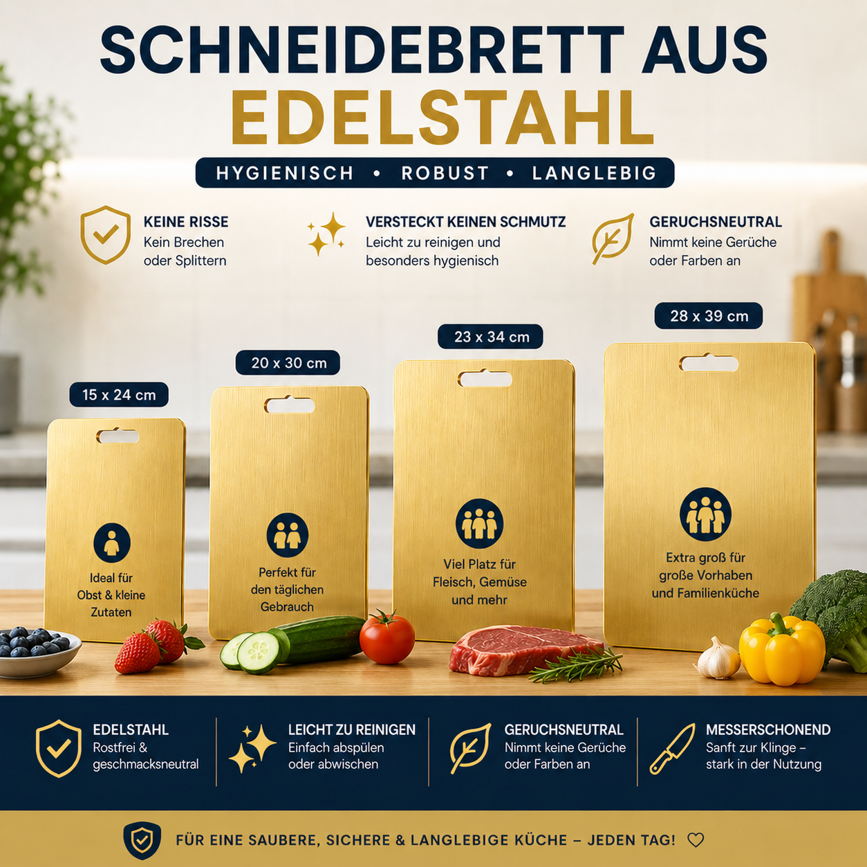 HygieneSchnitt – Für mehr Hygiene und Ordnung in deiner Küche ✨